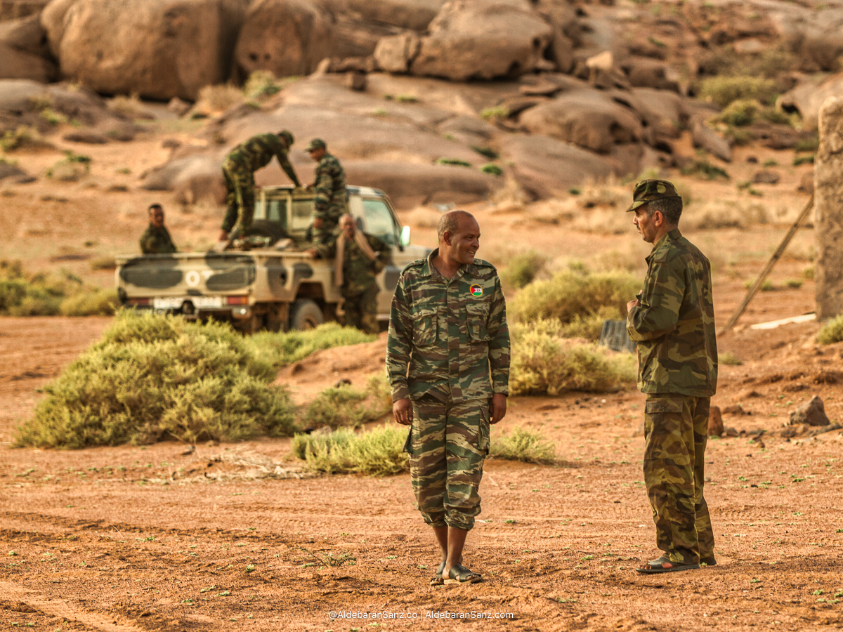 Militares del Frente Polisario en Tifariti, Argelia - © Aldebaran Sanz