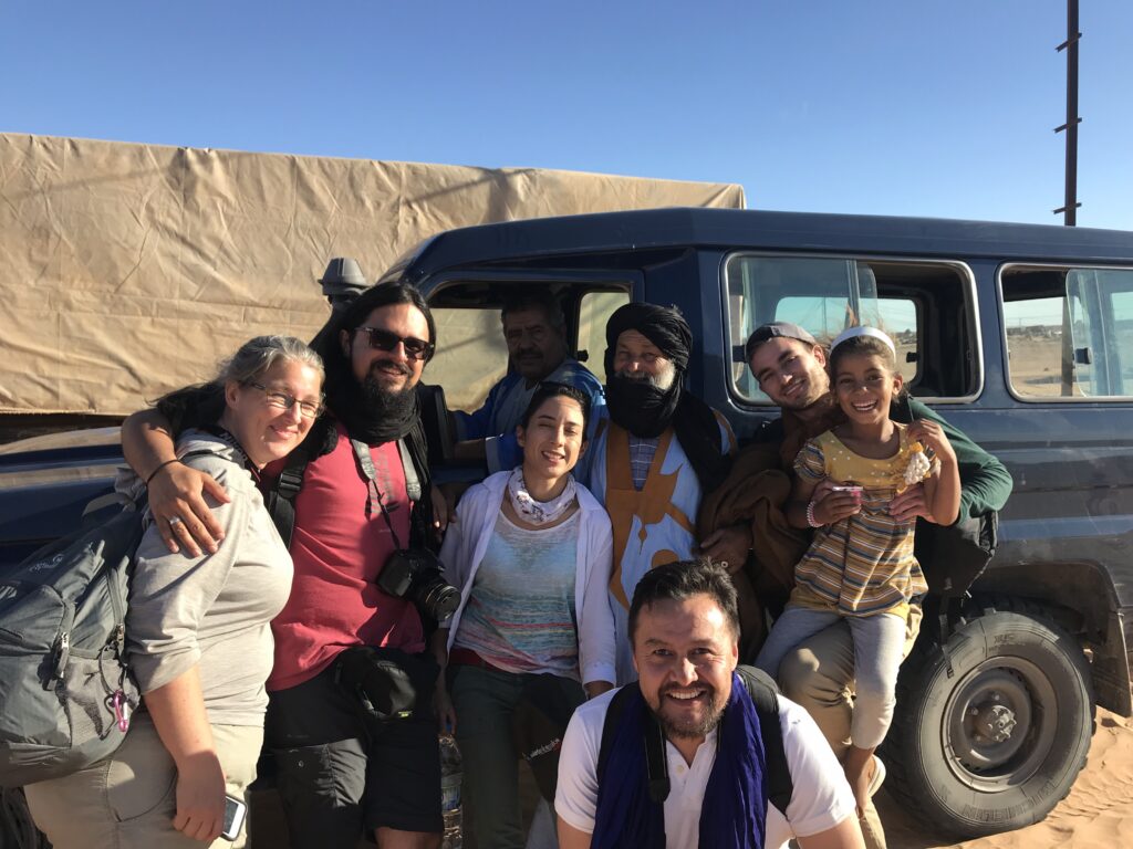 Voluntarios de la expedición al sahara occidental organizada por SieteFotógrafos - © Aldebaran Sanz