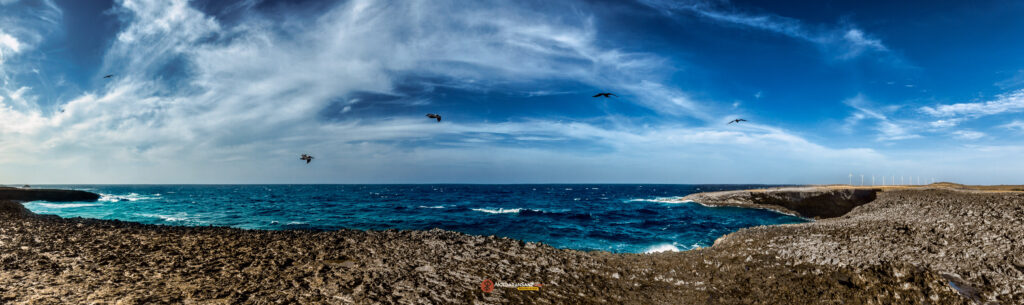 Vista panorámica del paisaje de Dos Playa, Aruba. © Aldebaran Sanz